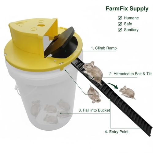 Flip N Slide Bucket Lid Trap