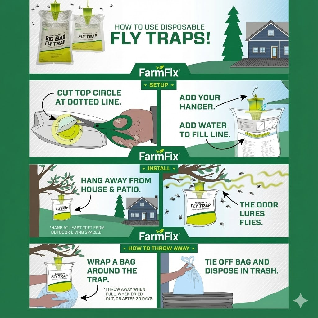 Disposable Hanging Fly Trap